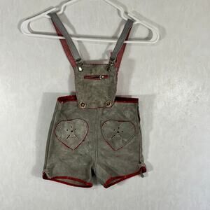 Vintage Lederhosen German Child Unisex Toddler Hose Echzleder Shows Wear